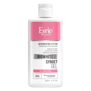 BIOWHITE | ژل شستشوی روشن کننده صورت اورین مناسب انواع پوست | SYNDET GEL
