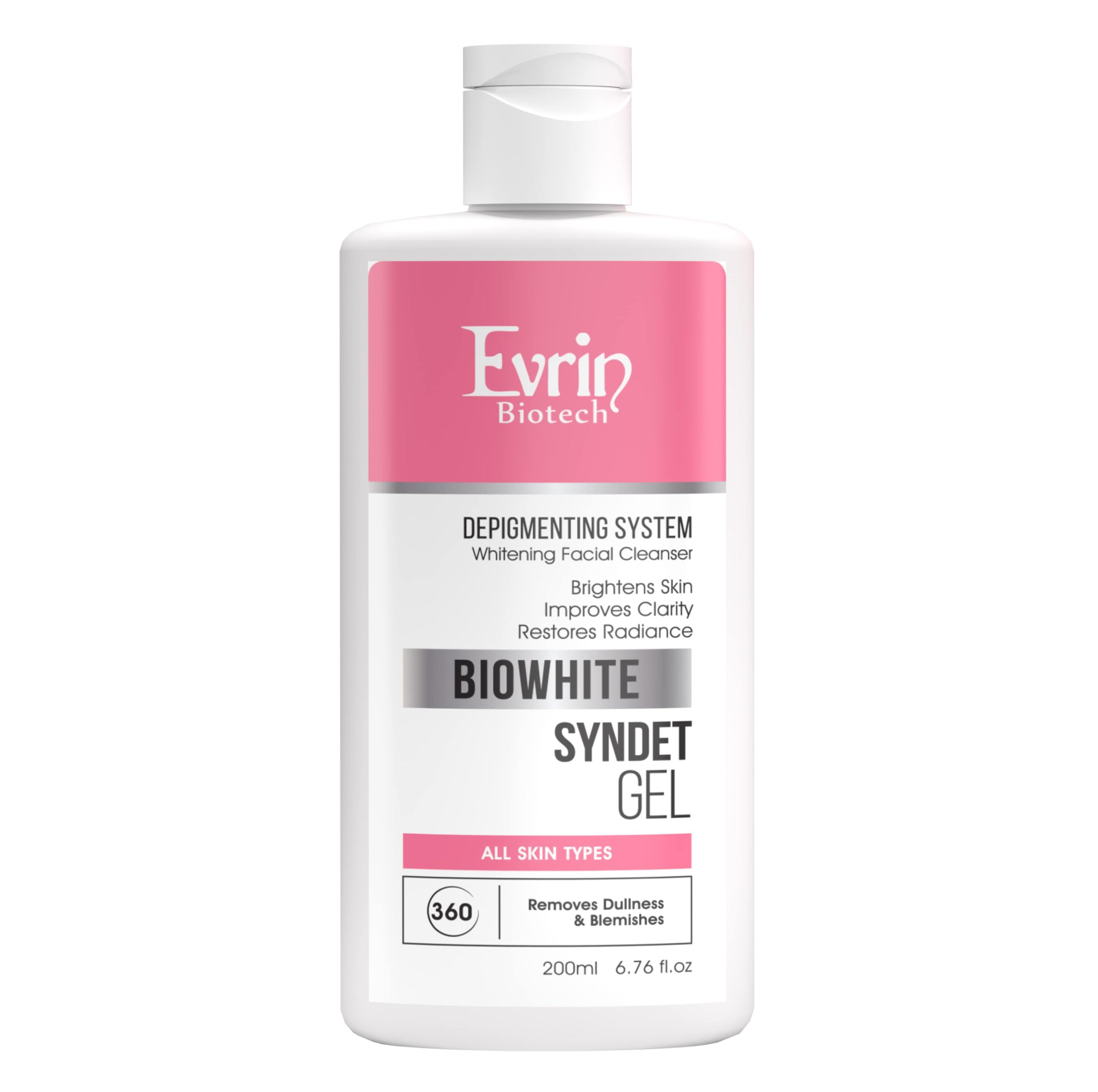 BIOWHITE | ژل شستشوی روشن کننده صورت اورین مناسب انواع پوست | SYNDET GEL